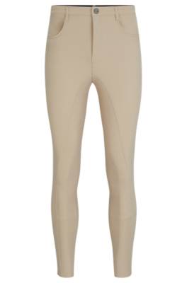 Equestrian full-grip breeches in power-sport fabric 1