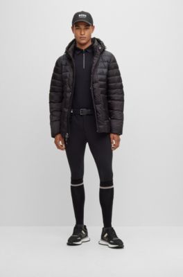 Pantalon d&rsquo;&eacute;quitation en mati&egrave;re power-stretch avec grip aux genoux, Noir