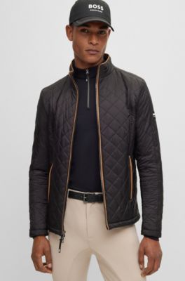 BOSS - Equestrian Padded Jacket With Contrast Piping