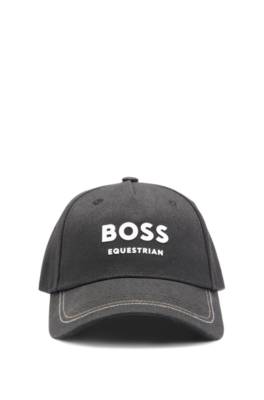 Equestrian five-panel cap with logo details 1