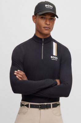 BOSS Equestrian fivepanel cap with logo details