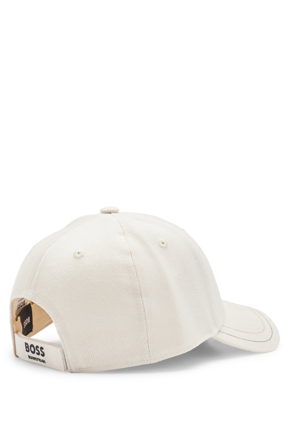 details cap BOSS - logo five-panel Equestrian with