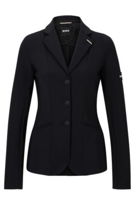 BOSS - Equestrian slim-fit show jacket in power-stretch material