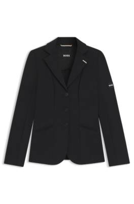 Equestrian slim-fit show jacket in power-stretch material 1