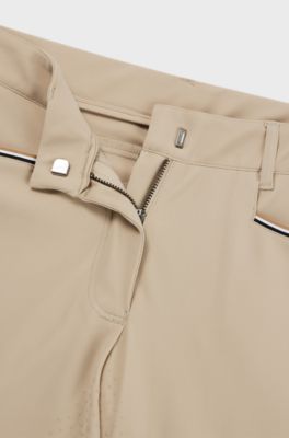 Rijbroek met volledige grip van superelastisch materiaal, Beige