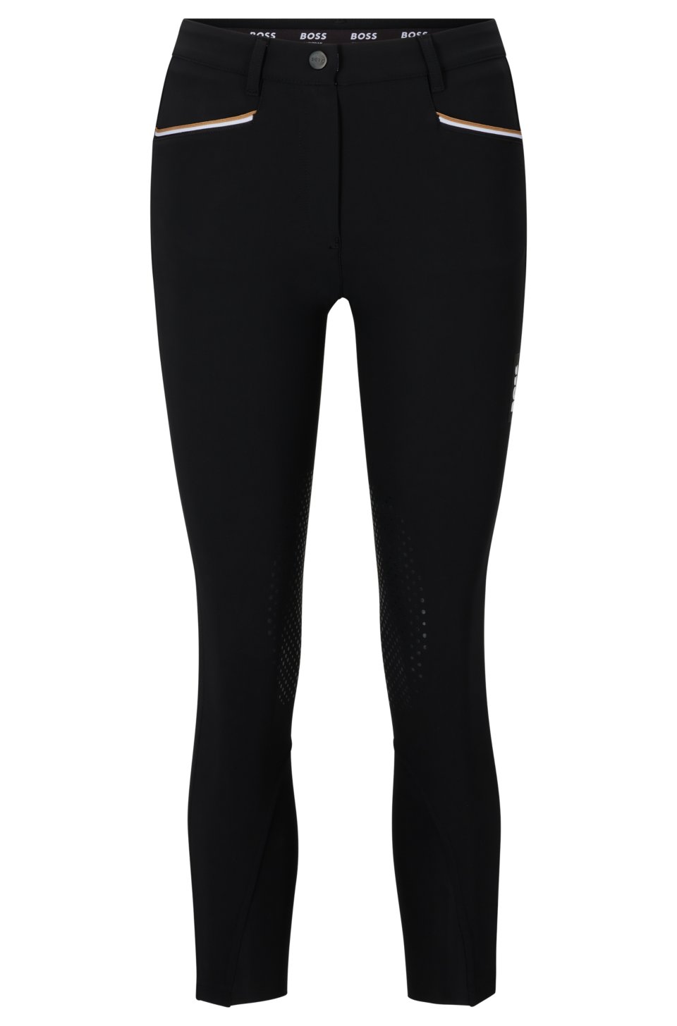 Equestrian knee-grip breeches