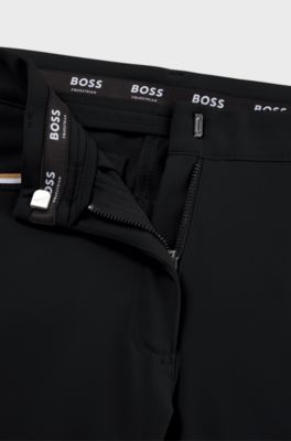 Equestrian knee-grip breeches in power-stretch material, Black