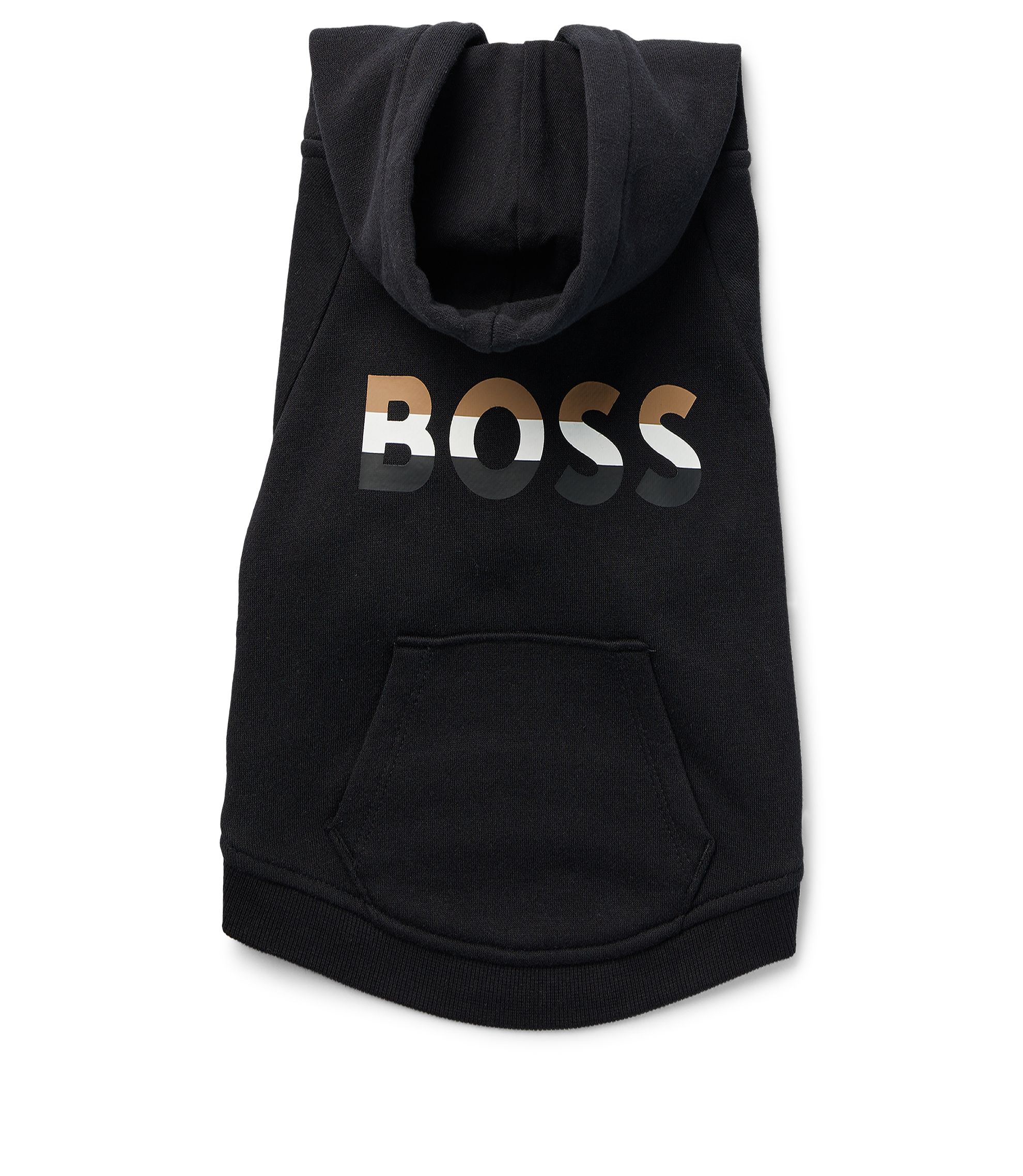 BOSS - ドッグ フーディ アイコニックストライプロゴ - ブラック