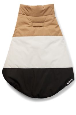 Dog reversible puffer jacket, Black