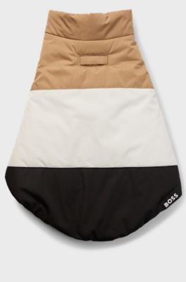 Dog reversible puffer jacket, Black