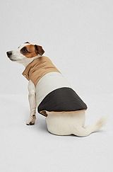 Dog reversible puffer jacket, Black