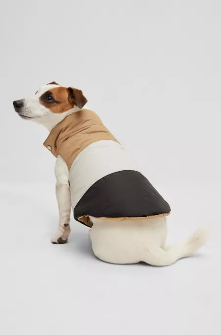 Chaqueta acolchada para perros reversible