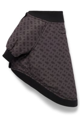 Hunde-Bomberjacke, Schwarz