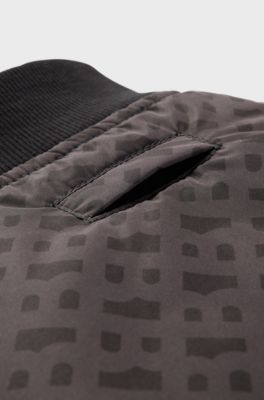 Dog bomber jacket, Black