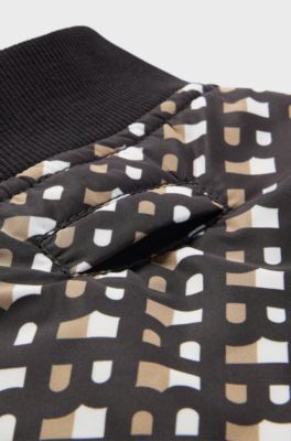 Dog bomber jacket, Black