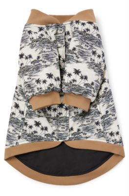 Dog bomber jacket, Light Beige