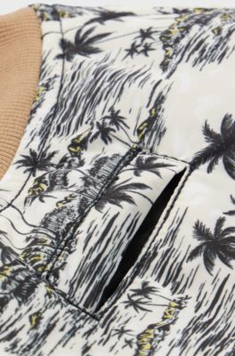 Bomberjakke til hunde, Lys beige