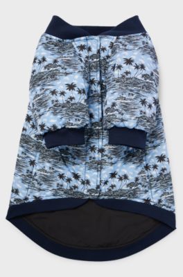 Dog bomber jacket, Light Blue
