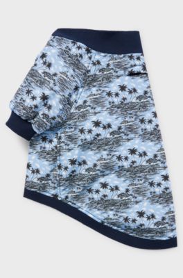 Dog bomber jacket, Light Blue