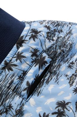 Dog bomber jacket, Light Blue