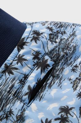 Dog bomber jacket, Light Blue