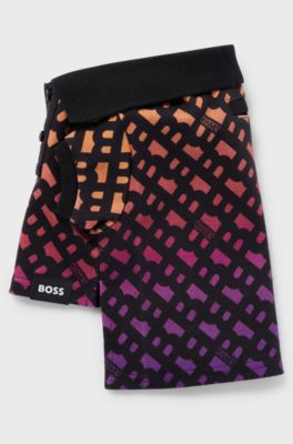 Dog polo shirt in monogrammed interlock cotton, Orange