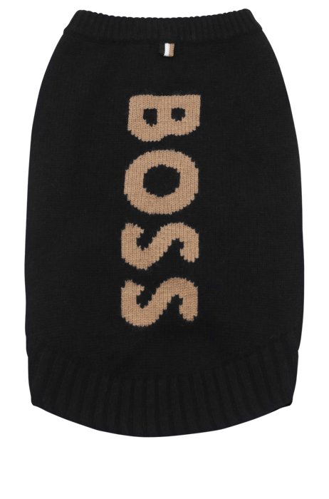 Dog sweater in wool and cashmere, Black