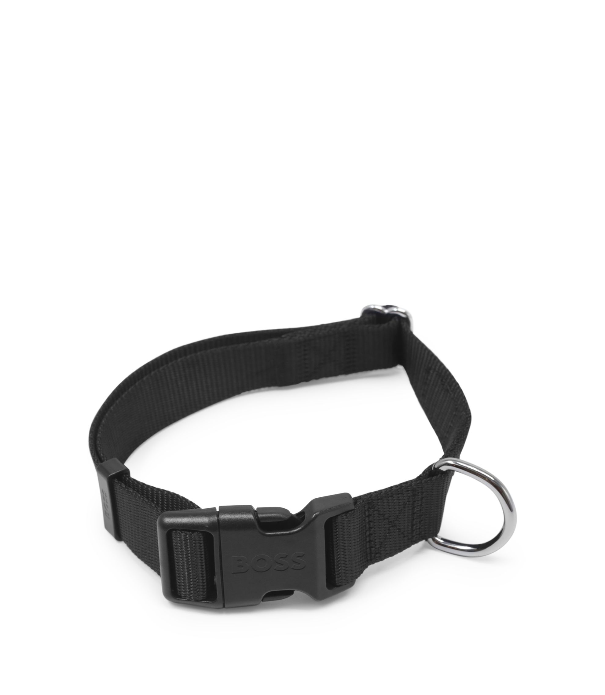 Hundehalsband mit Logo-Aufnäher aus Silikon