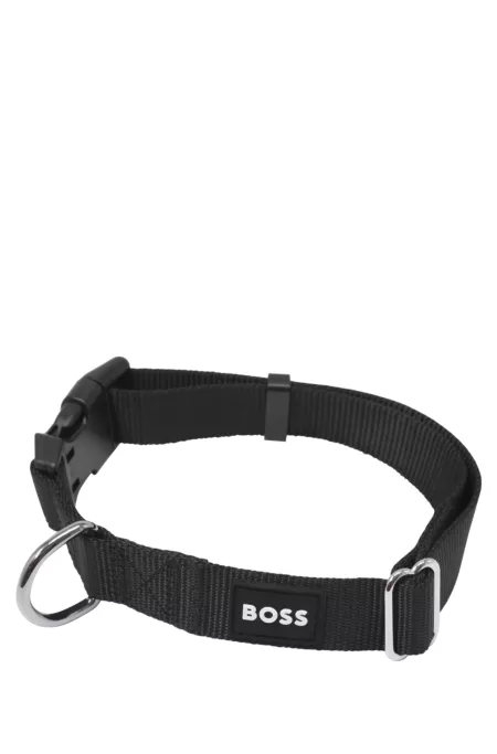 Collier pour chien avec patch logo en silicone