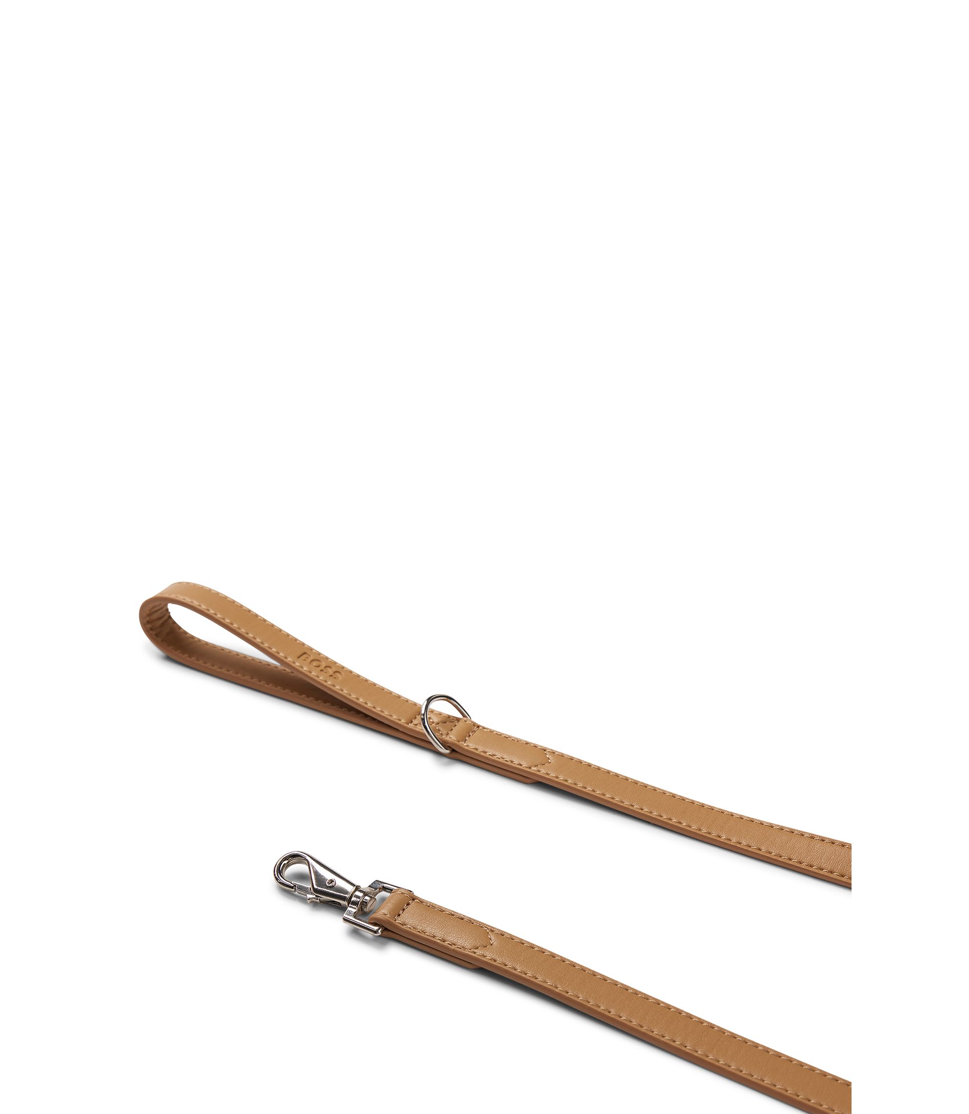 Dogline - Correa De Piel Suave Y Acolchada, Redonda, Para Perros