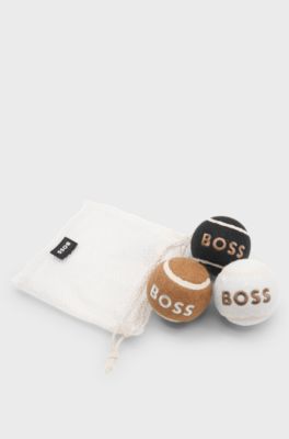 Dog ball set, Brown