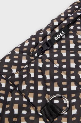 Dog water-repellent padded jacket, Black