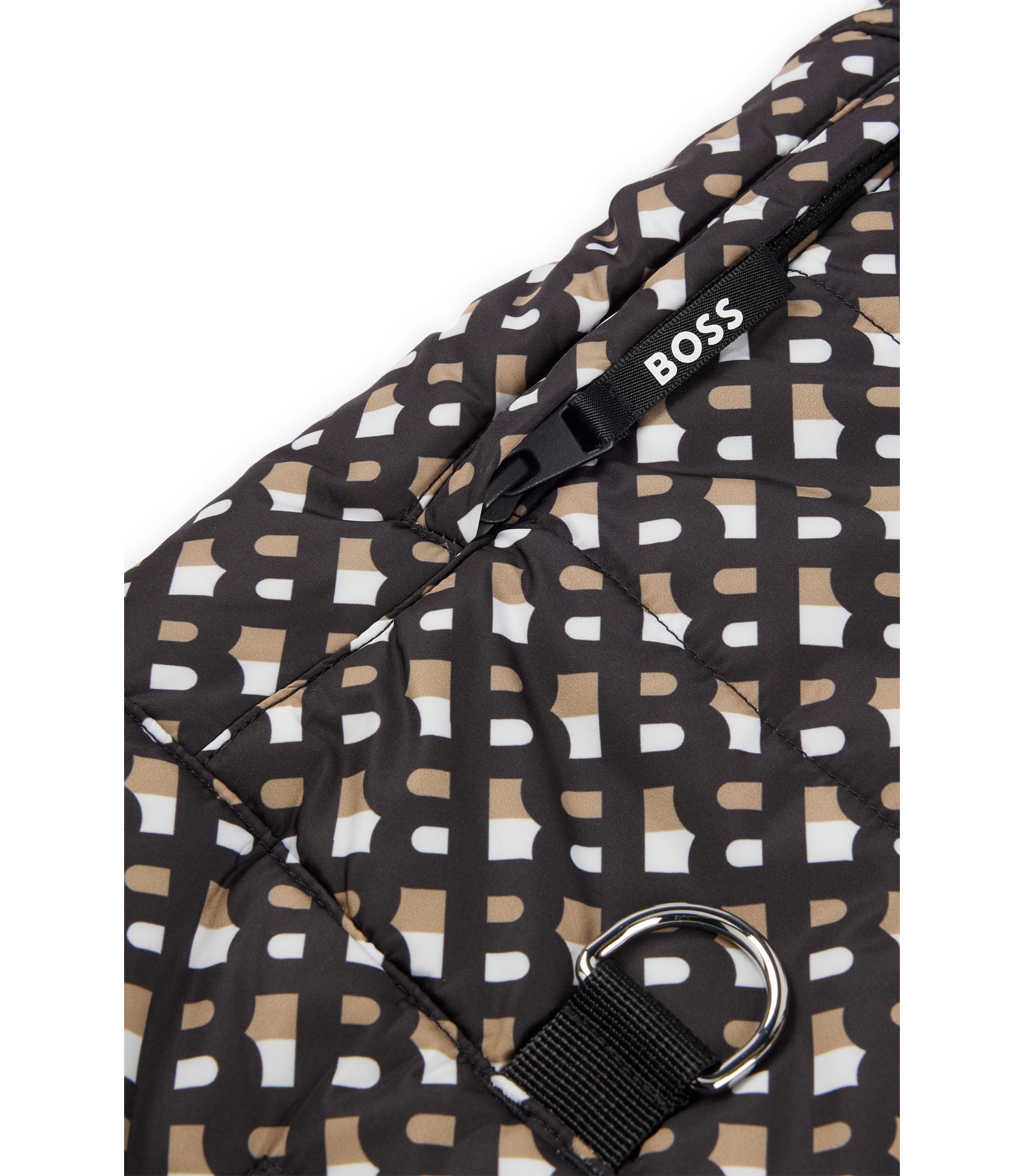 新品　ブランド正規品　ボス　ドッグウェア BOSS BOSS - ドッグ パデッドジャケット コントラストロゴ - ブラック