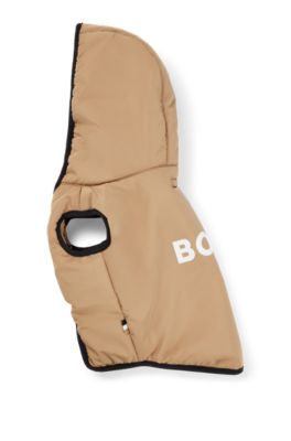Leichte Hundejacke mit Logo-Details, Beige
