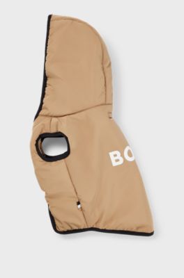 Leichte Hundejacke mit Logo-Details, Beige