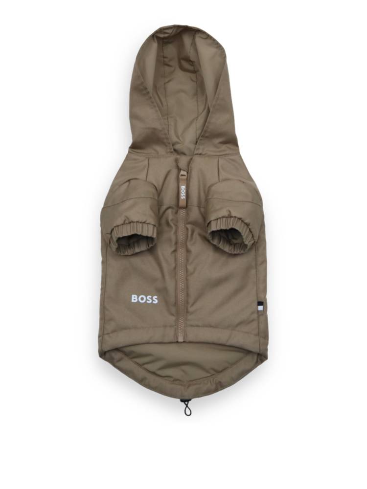 Artikel klicken und genauer betrachten! - Mit dieser wasserdichten BOSS Regenjacke bleibt dein vierbeiniger Freund immer trocken. Kapuze und Saum sind verstellbar. | im Online Shop kaufen
