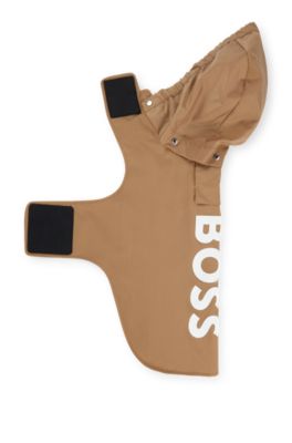Dog waterproof rain jacket, Beige