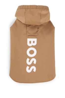 Dog waterproof rain jacket, Beige