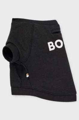 Dog sweater in a cotton blend, Black