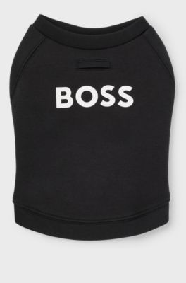 Dog sweater in a cotton blend, Black