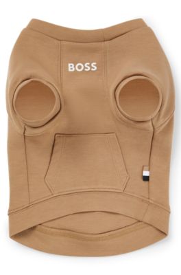 Dog sweater in a cotton blend, Beige