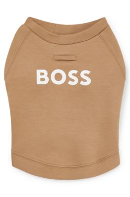 Dog sweater in a cotton blend, Beige