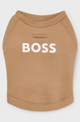 Dog sweater in a cotton blend, Beige