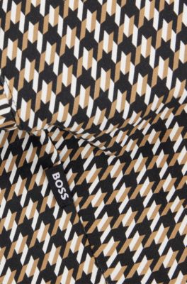 Dog T-shirt in a cotton blend with logo, Black