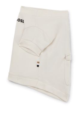 Dog T-shirt in a cotton blend with logo, White