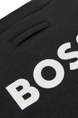 Dog T-shirt in cotton-blend jersey, Black