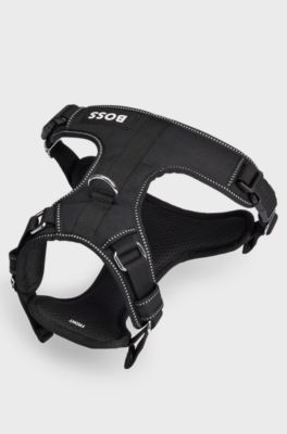 Dog harness with padding, Black