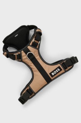 Dog harness with padding, Beige