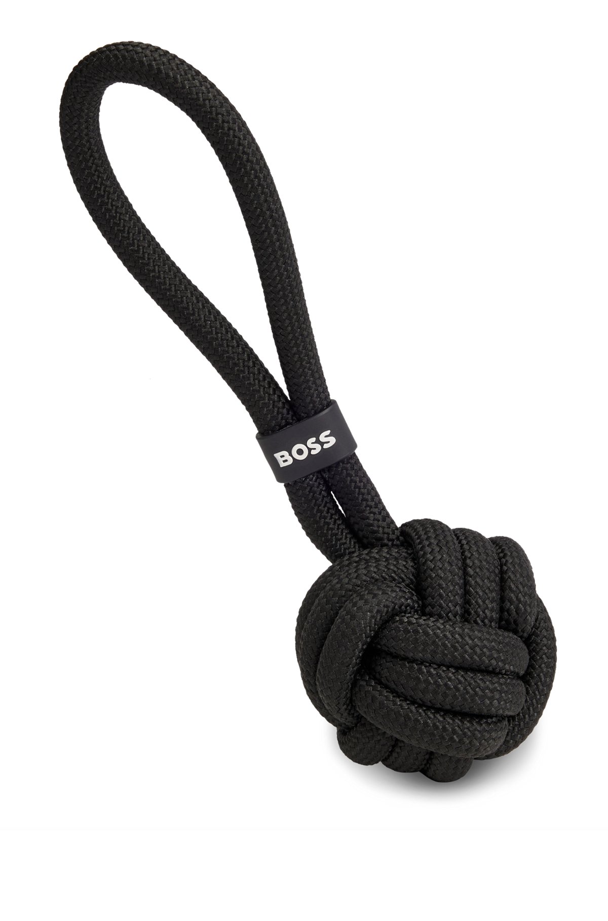Dog rope ball toy, Black