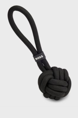 Dog rope ball toy, Black